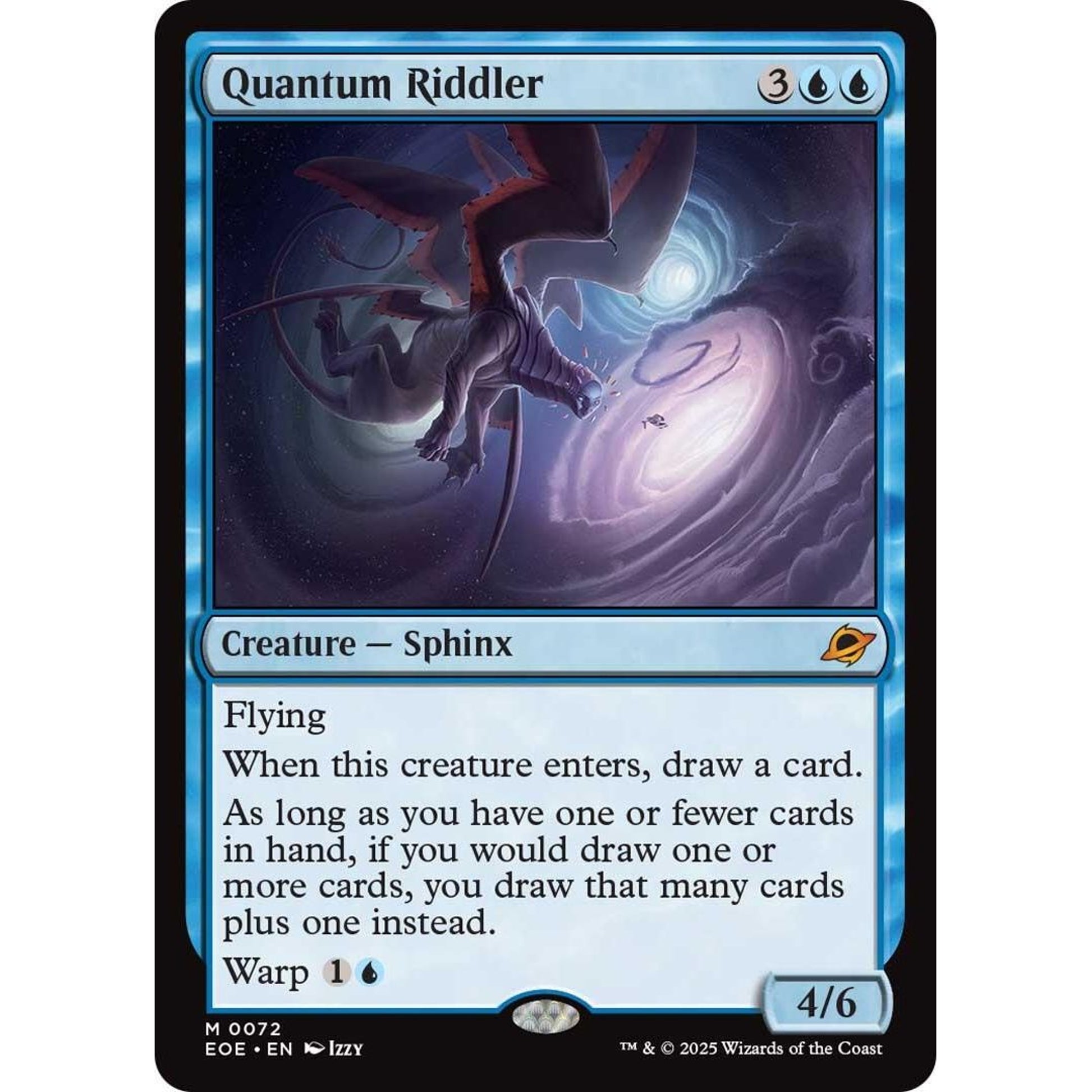 Image for Quantum Riddler (72) (EOE) - Magic: The Gathering