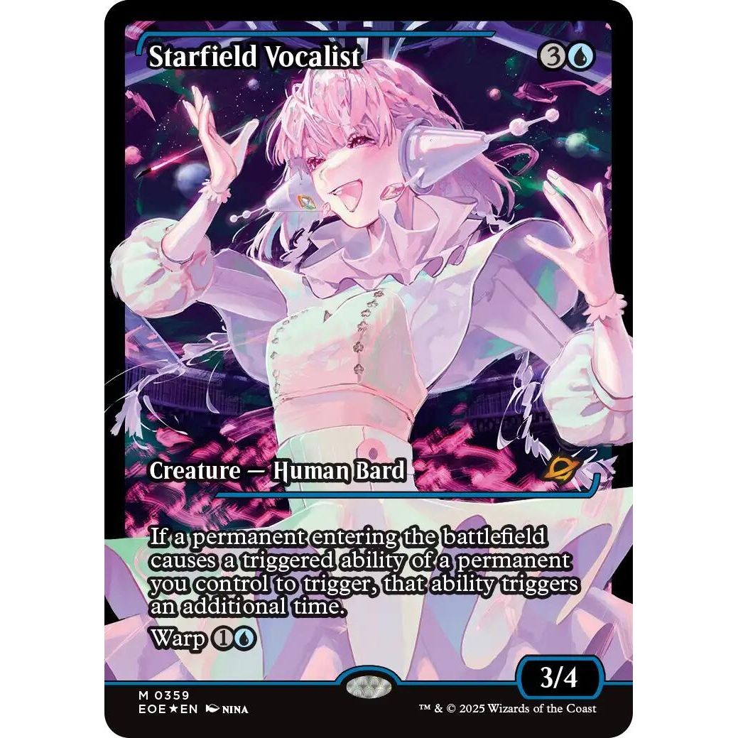 Image for Starfield Vocalist (Showcase) (359) (EOE) - Magic: The Gathering