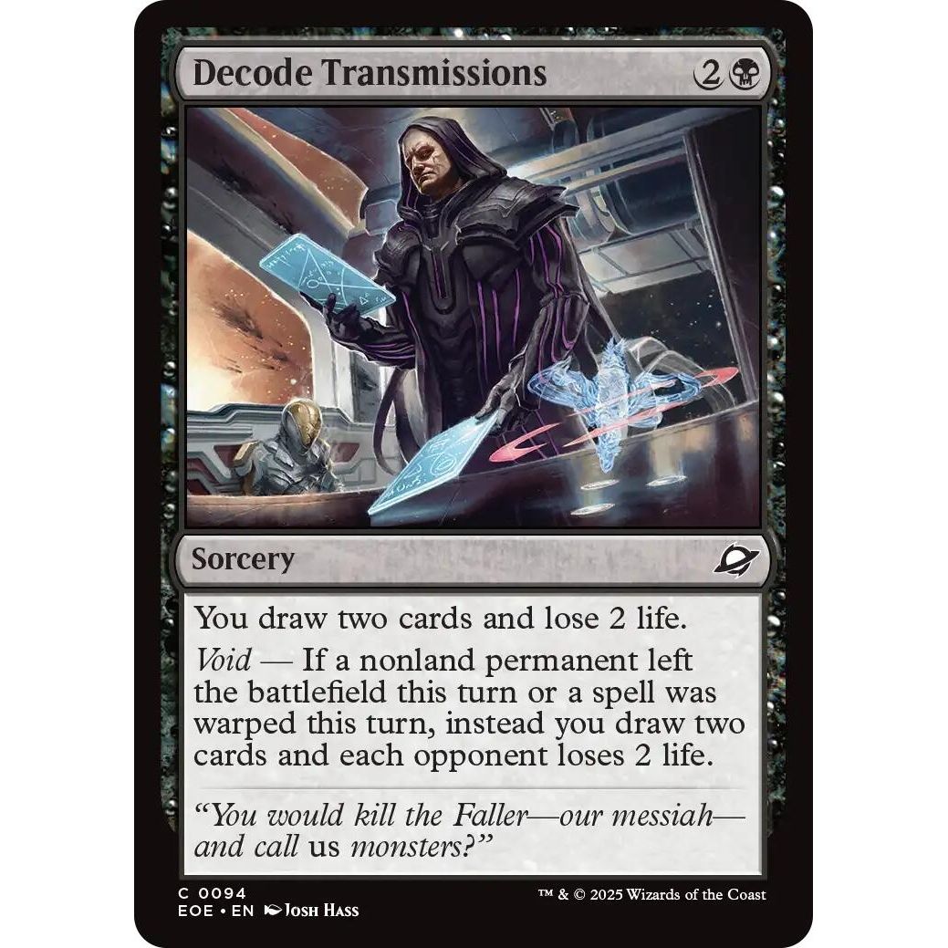 Image for Decode Transmissions (94) (EOE) - Magic: The Gathering