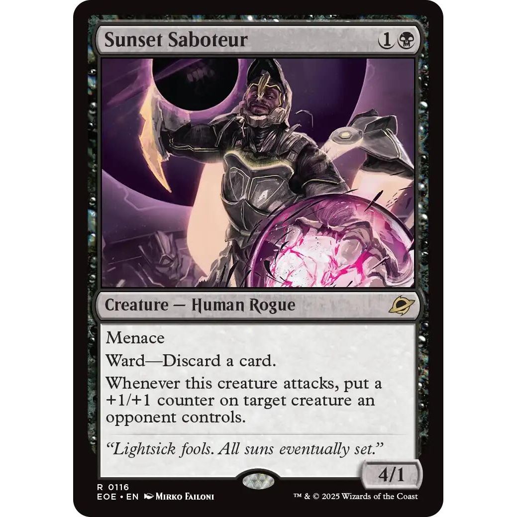 Image for Sunset Saboteur (116) (EOE) - Magic: The Gathering
