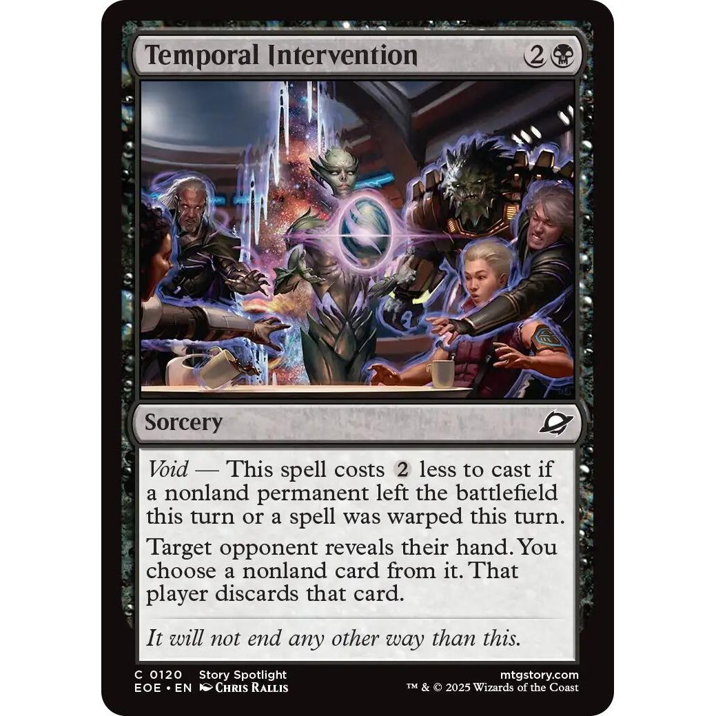 Image for Temporal Intervention (120) (EOE) - Magic: The Gathering