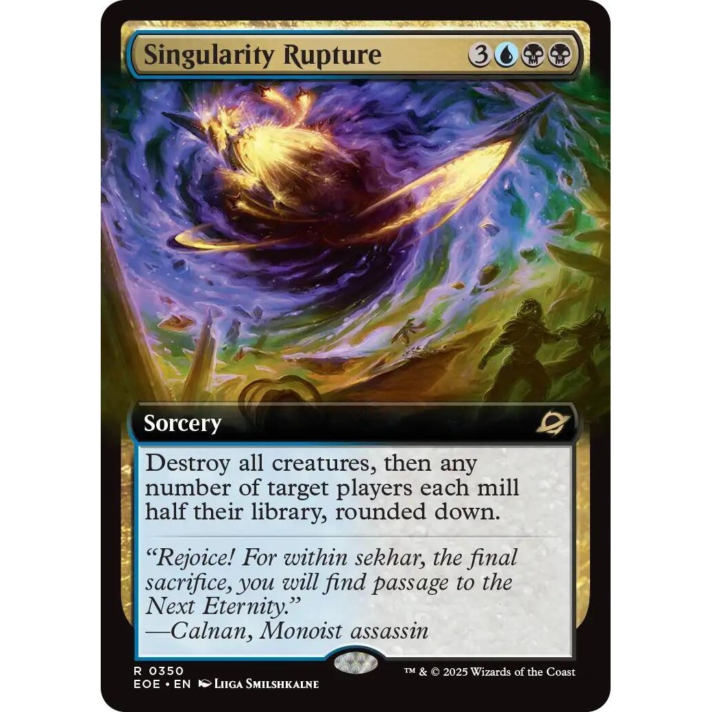 Image for Singularity Rupture (Extended Art) (350) (EOE) - Magic: The Gathering