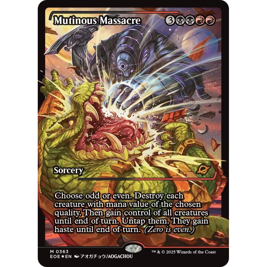Image for Mutinous Massacre (Showcase) (363) (EOE) - Magic: The Gathering