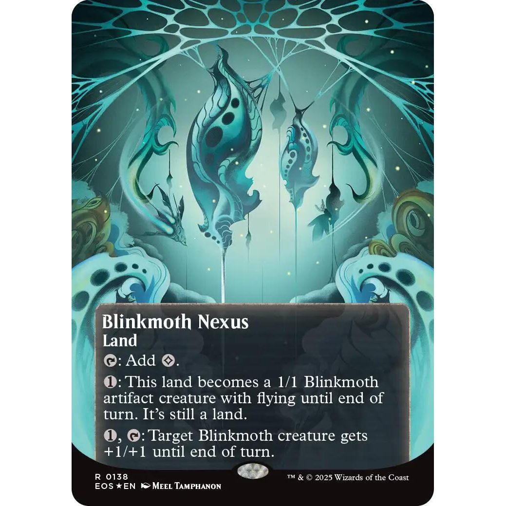 Image for Blinkmoth Nexus (0138) (Borderless) (Galaxy Foil) (138) (EOS) - Magic: The Gathering