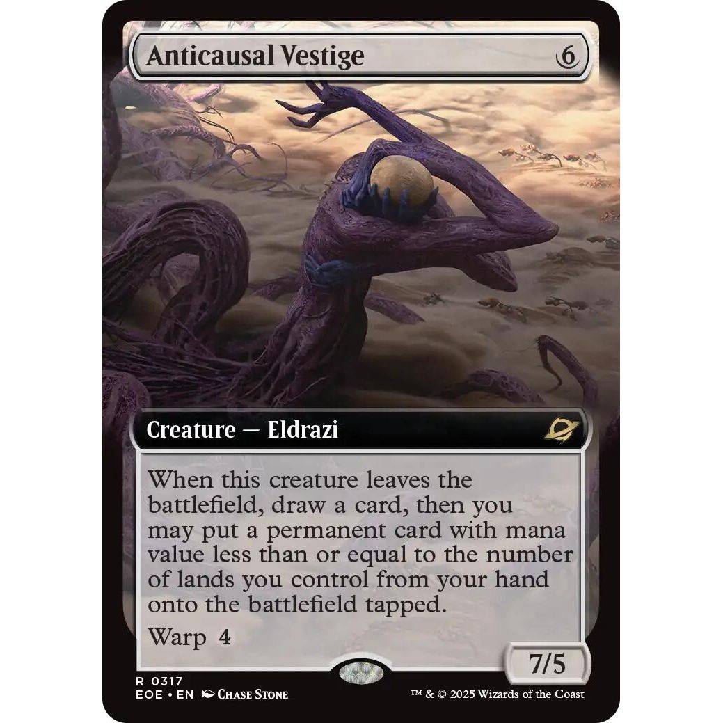 Image for Anticausal Vestige (Extended Art) (317) (EOE) - Magic: The Gathering