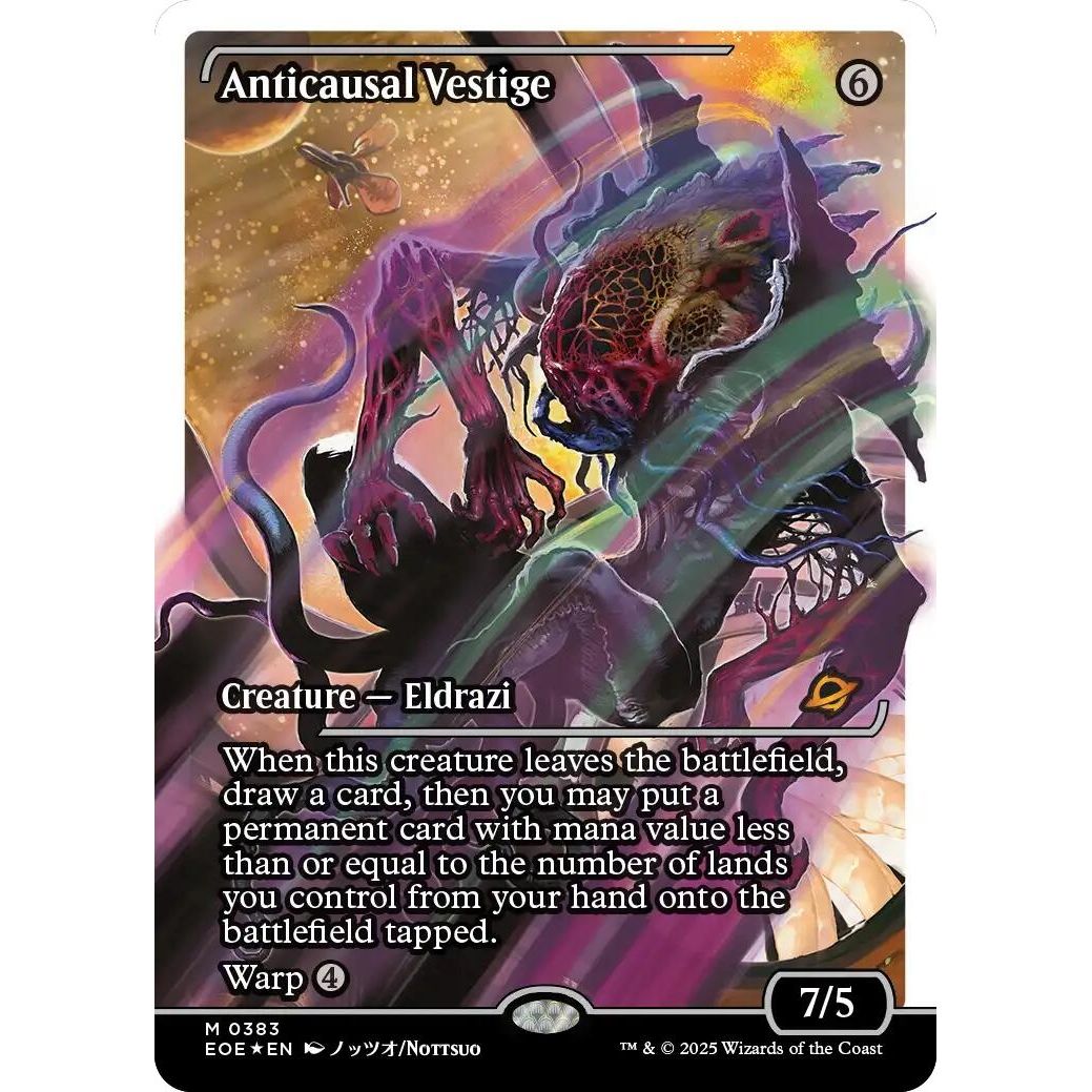 Image for Anticausal Vestige (Showcase) (Fracture Foil) (383) (EOE) - Magic: The Gathering