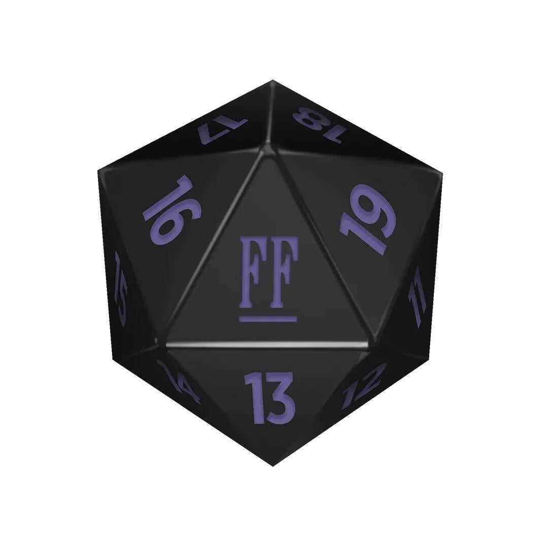 Image for FINAL FANTASY Prerelease Spindown Life Counter (Black) - Life Counters