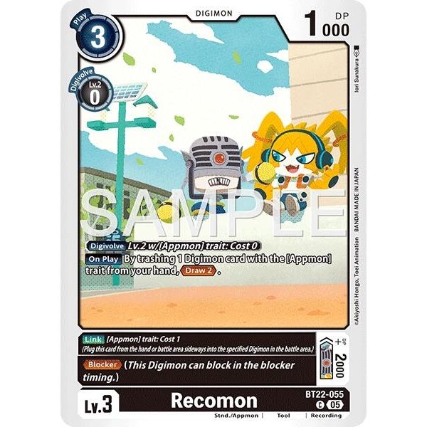 Image for Recomon (BT22-055 C) (BT22) - Digimon Card Game