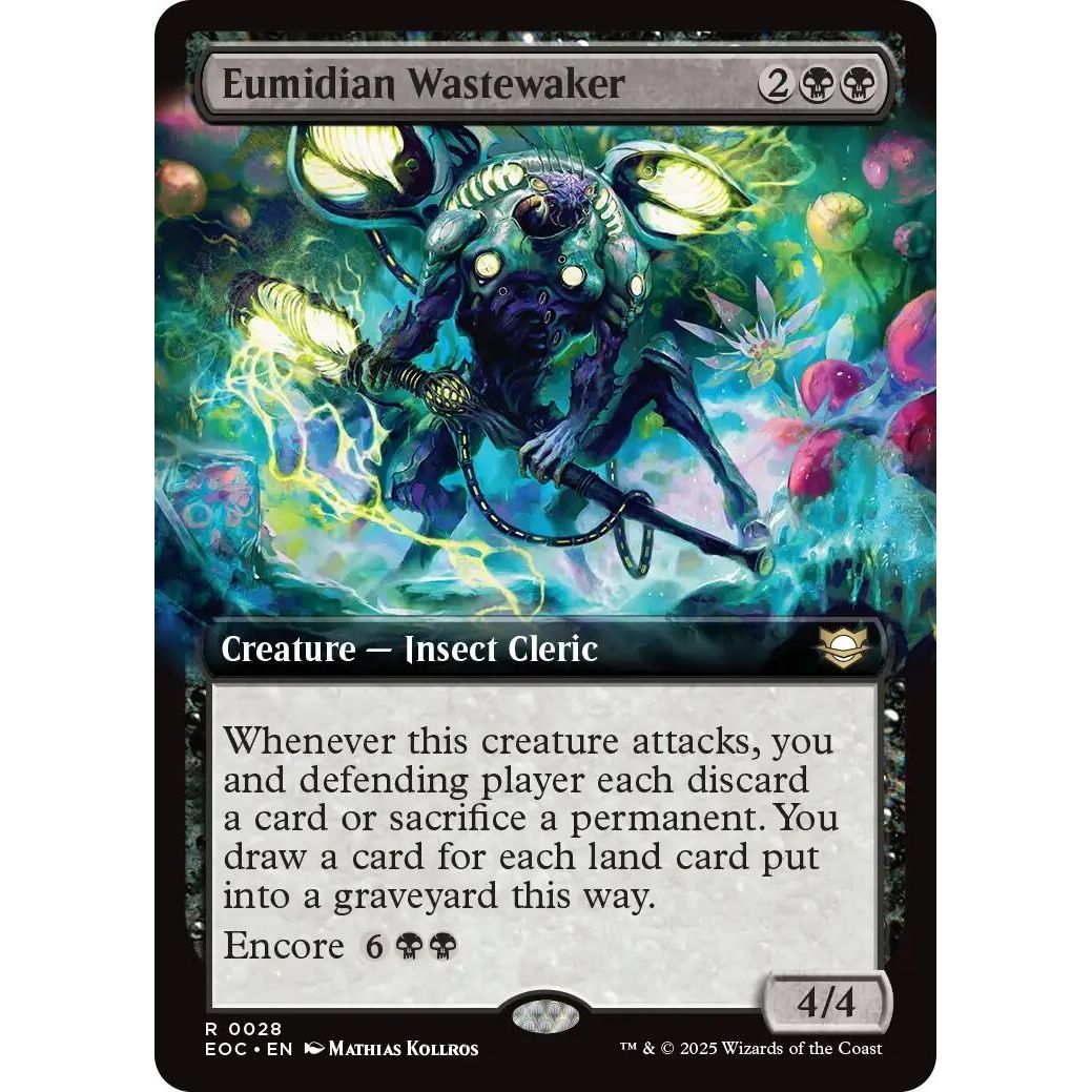 Image for Eumidian Wastewaker (Extended Art) (28) (EOC) - Magic: The Gathering
