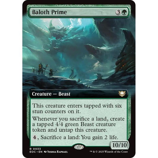 Image for Baloth Prime (Extended Art) (33) (EOC) - Magic: The Gathering