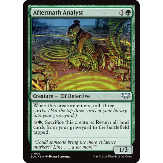 Image for Aftermath Analyst (91) (EOC) - Magic: The Gathering