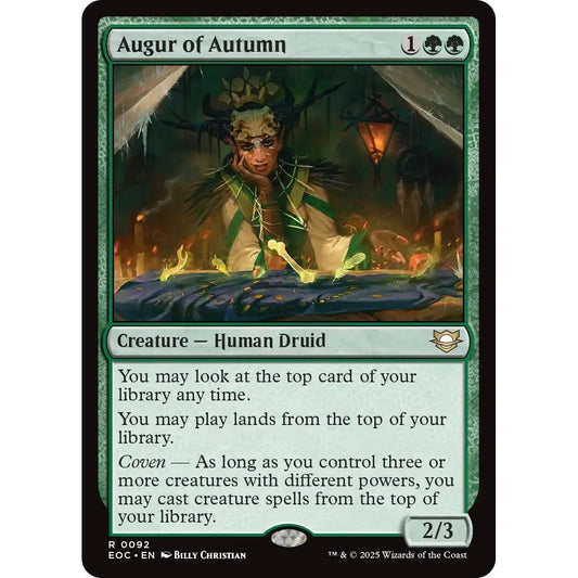 Image for Augur of Autumn (92) (EOC) - Magic: The Gathering
