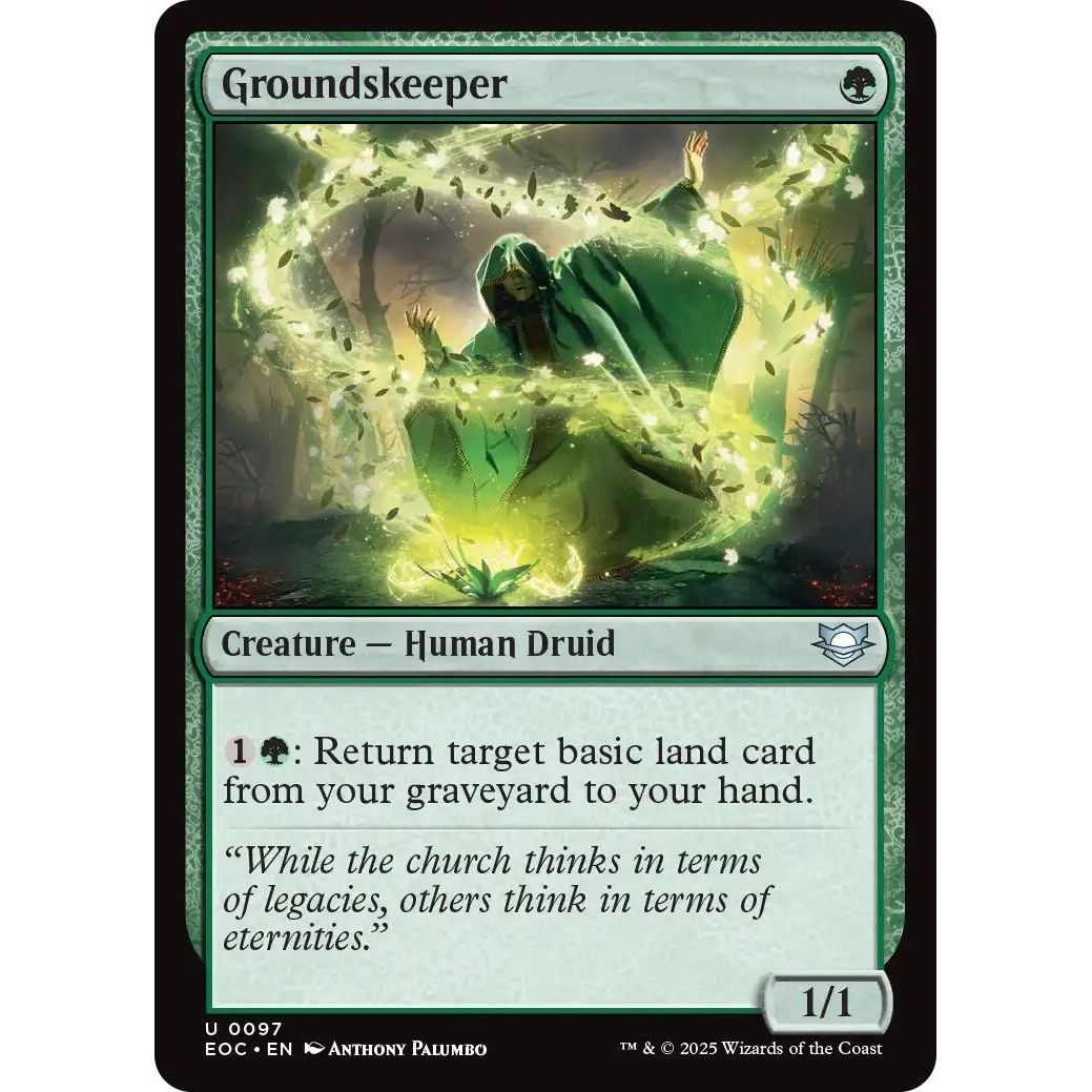 Image for Groundskeeper (97) (EOC) - Magic: The Gathering