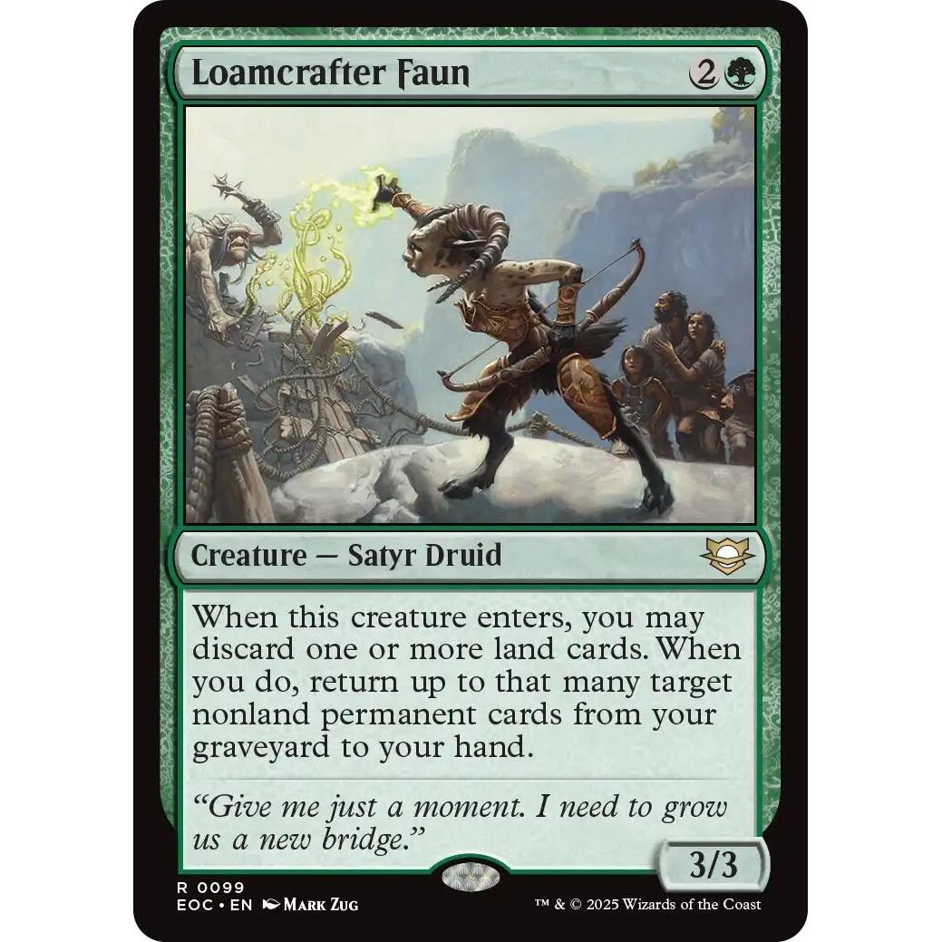 Image for Loamcrafter Faun (99) (EOC) - Magic: The Gathering