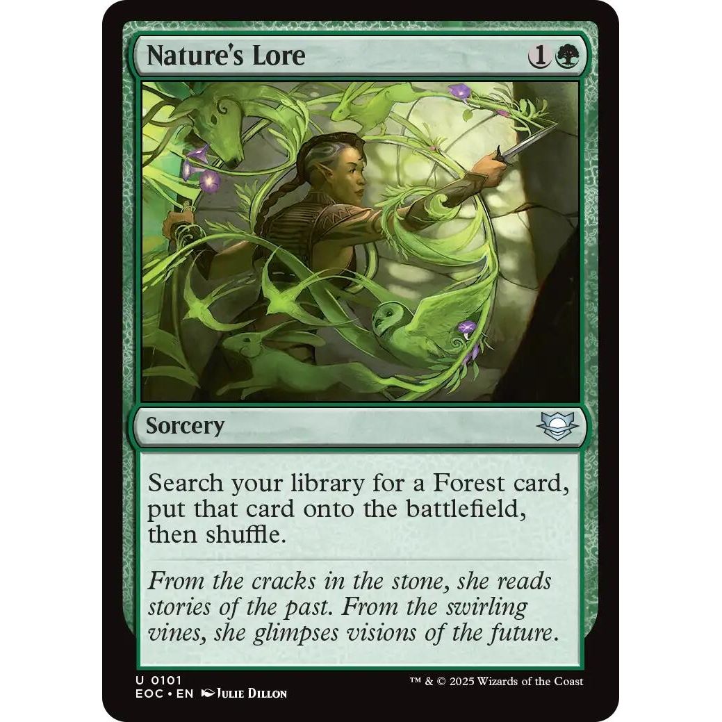 Image for Nature's Lore (101) (EOC) - Magic: The Gathering