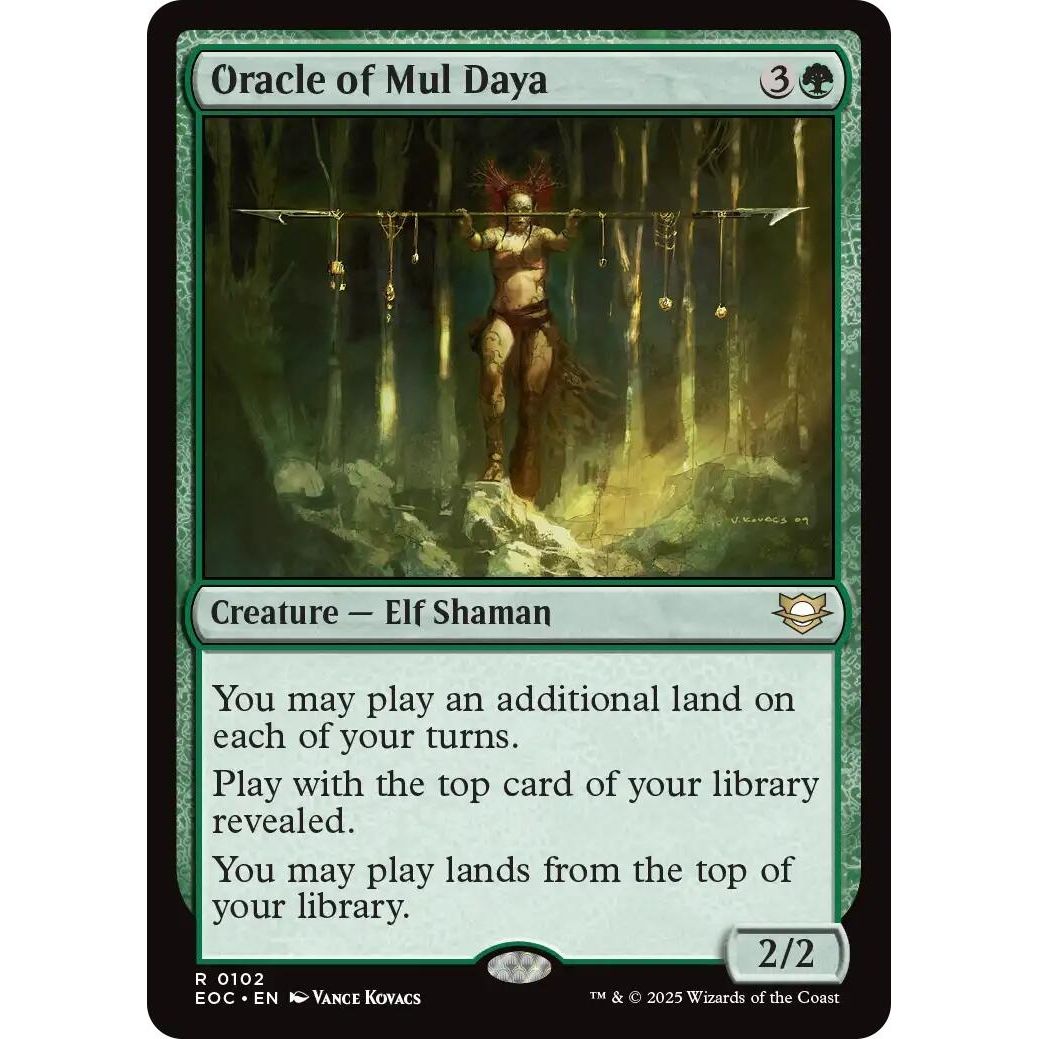 Image for Oracle of Mul Daya (102) (EOC) - Magic: The Gathering