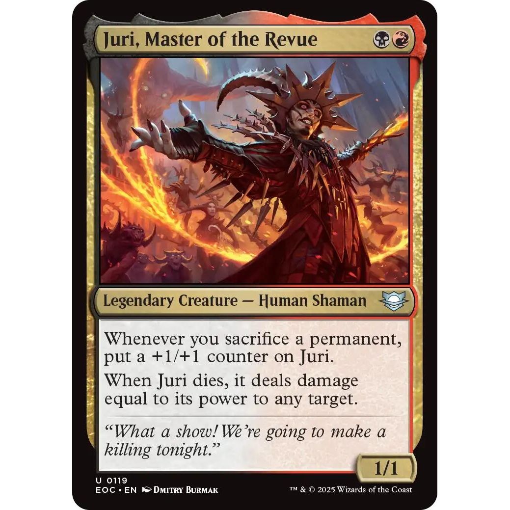 Image for Juri, Master of the Revue (119) (EOC) - Magic: The Gathering