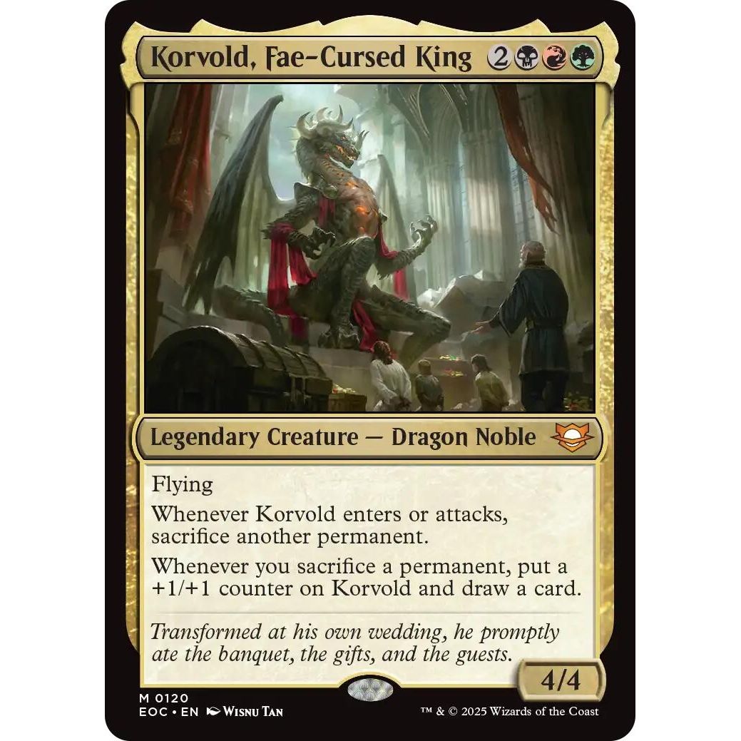 Image for Korvold, Fae-Cursed King (120) (EOC) - Magic: The Gathering