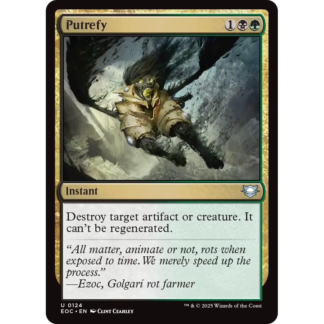 Image for Putrefy (124) (EOC) - Magic: The Gathering