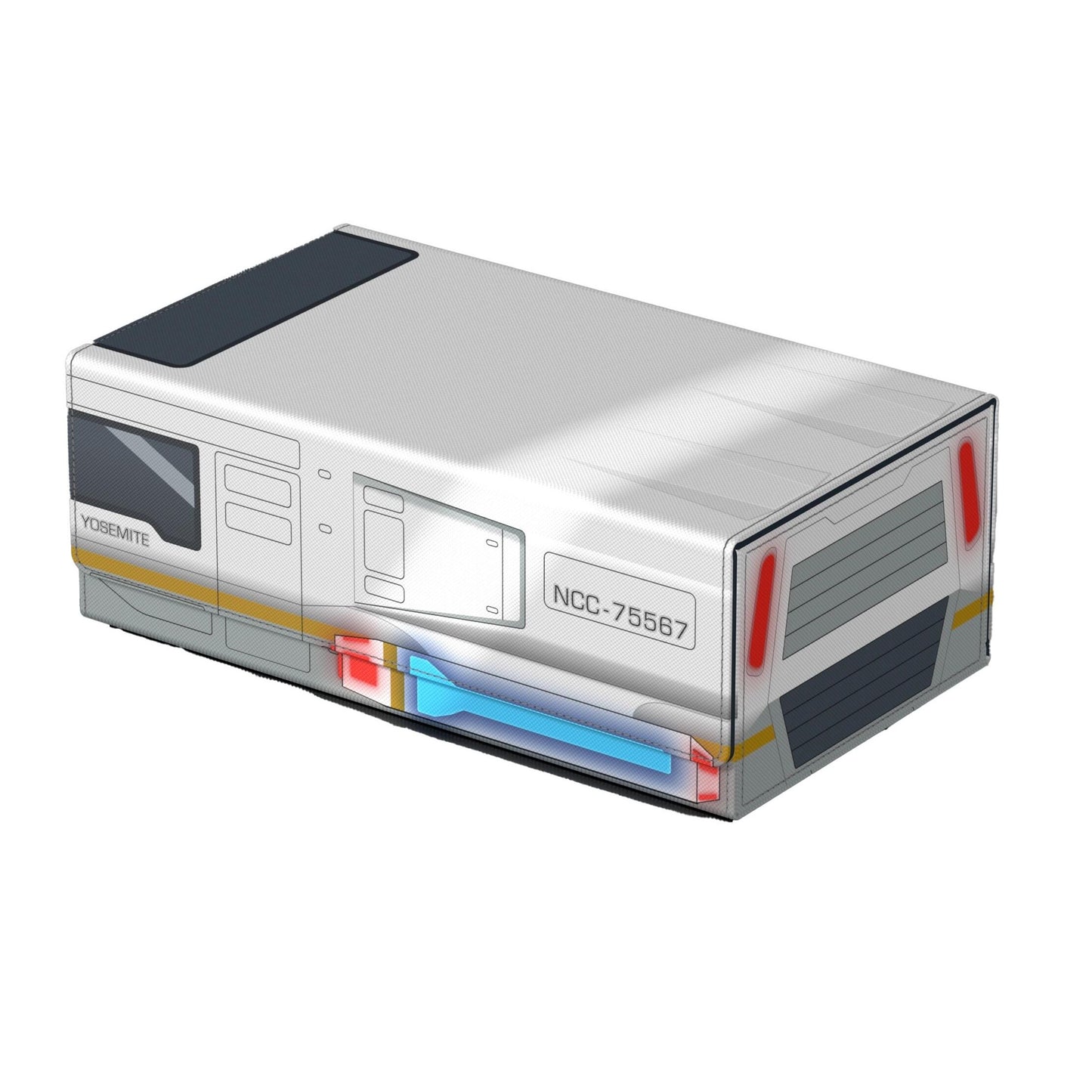 Image for Squaroes Star Trek: Lower Decks (Wave 1) Collectors Case - Shuttlecraft Yosemite - Deck Boxes