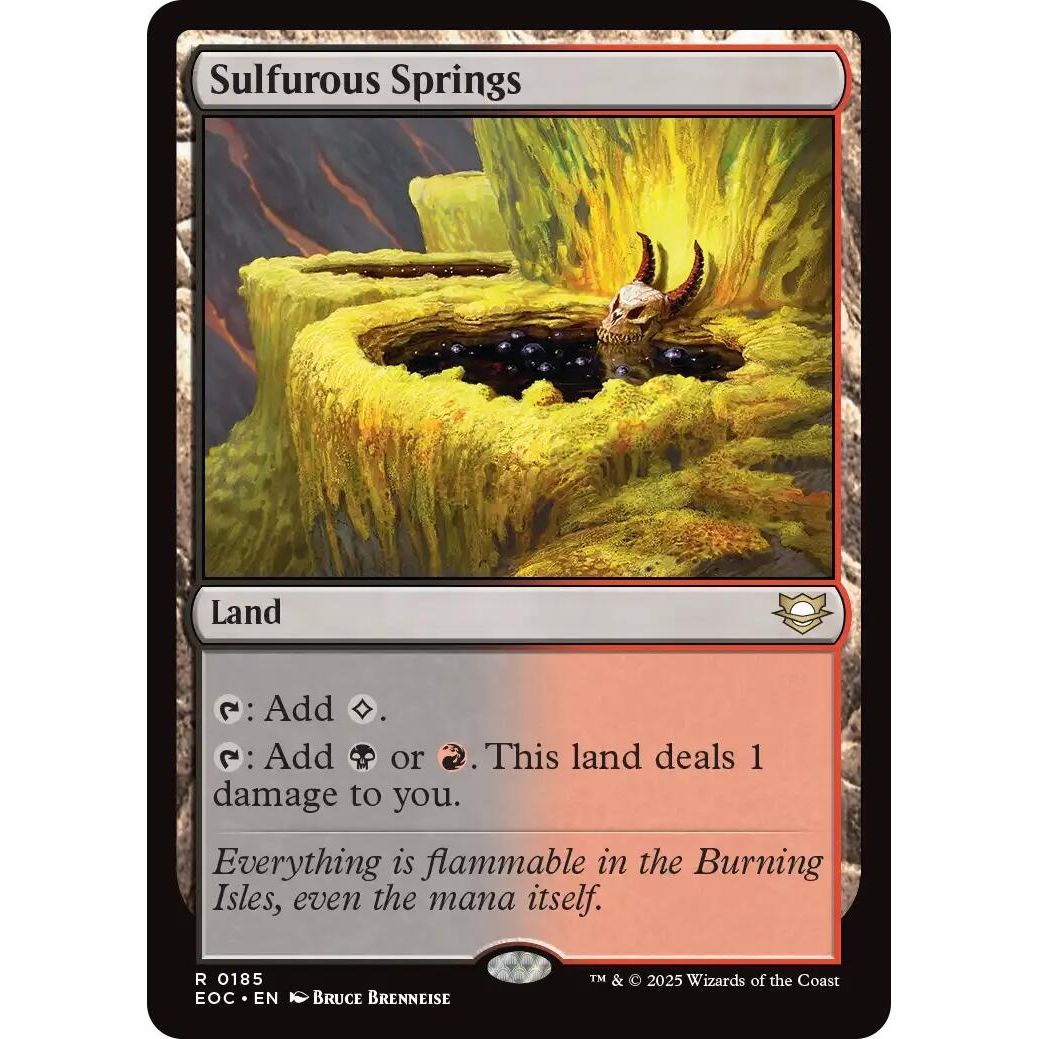 Image for Sulfurous Springs (185) (EOC) - Magic: The Gathering