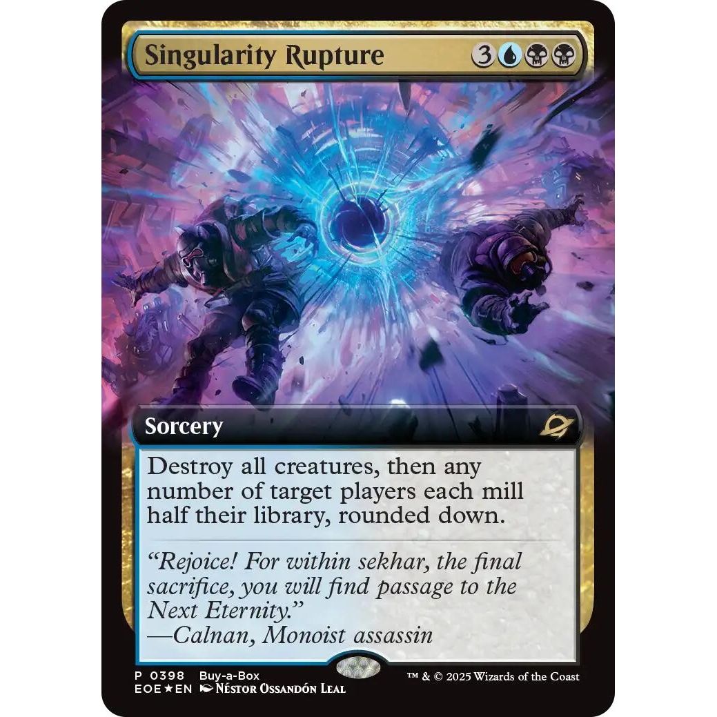 Image for Singularity Rupture (Extended Art) (398) (BABP) - Magic: The Gathering