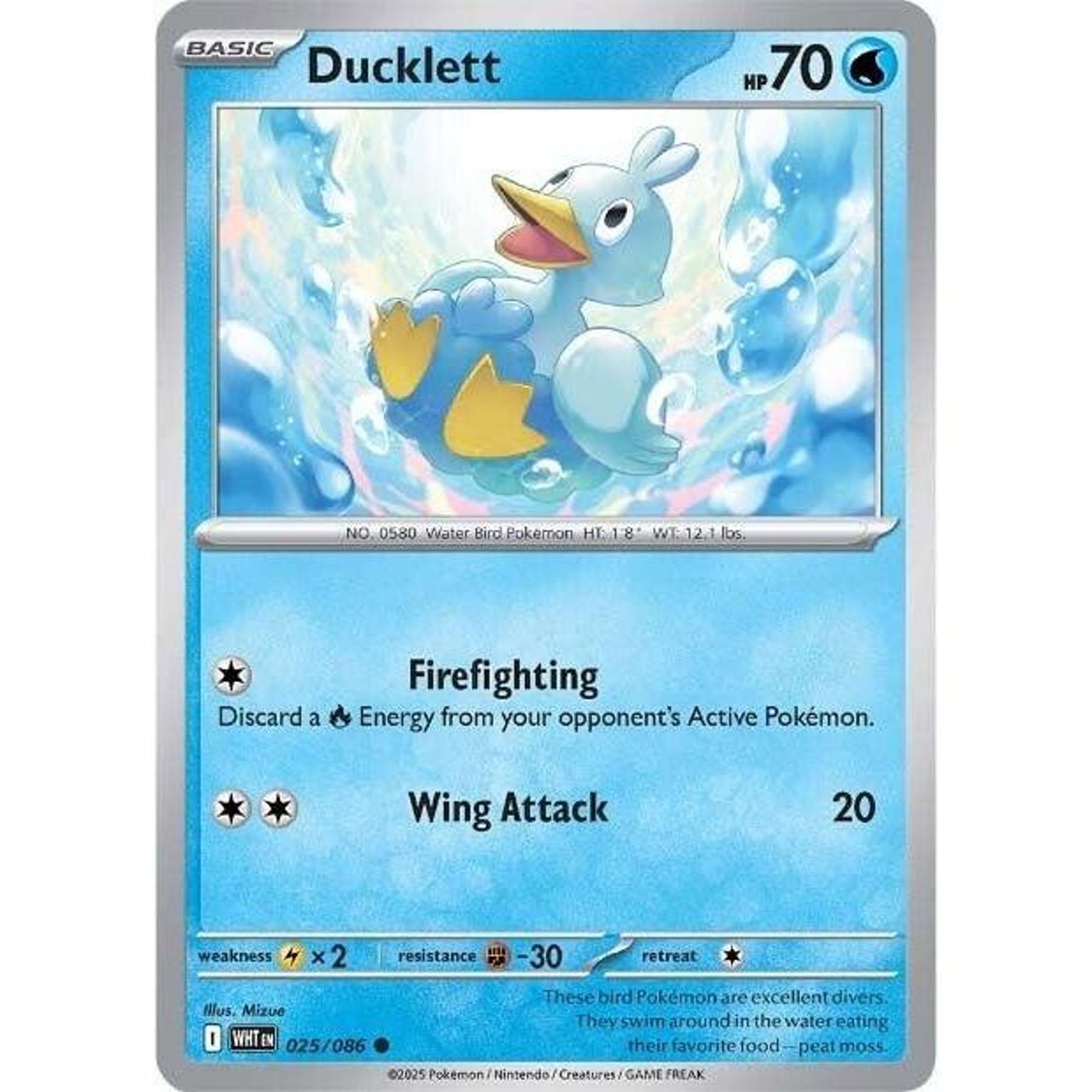 Image for Ducklett (025/086) (WHT) - Pokemon