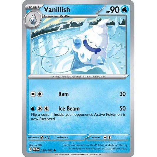 Image for Vanillish (025/086) - Pokemon