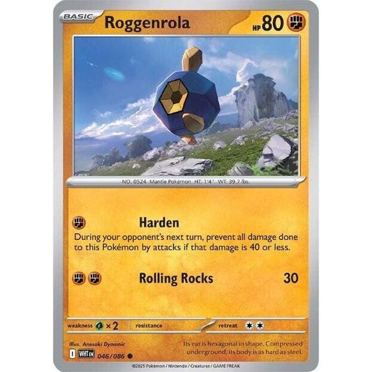 Image for Roggenrola (046/086) (WHT) - Pokemon