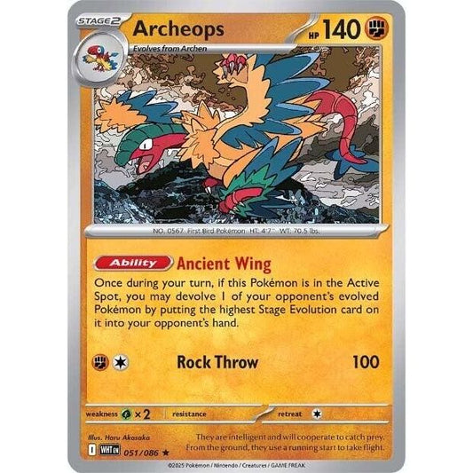 Image for Archeops (051/086) (WHT) - Pokemon