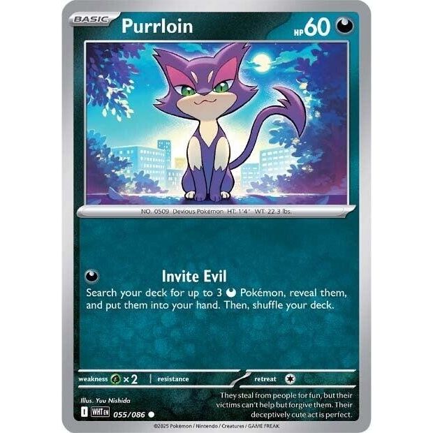 Image for Purrloin (055/086) (WHT) - Pokemon