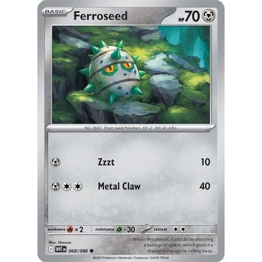 Image for Ferroseed (068/086) (WHT) - Pokemon