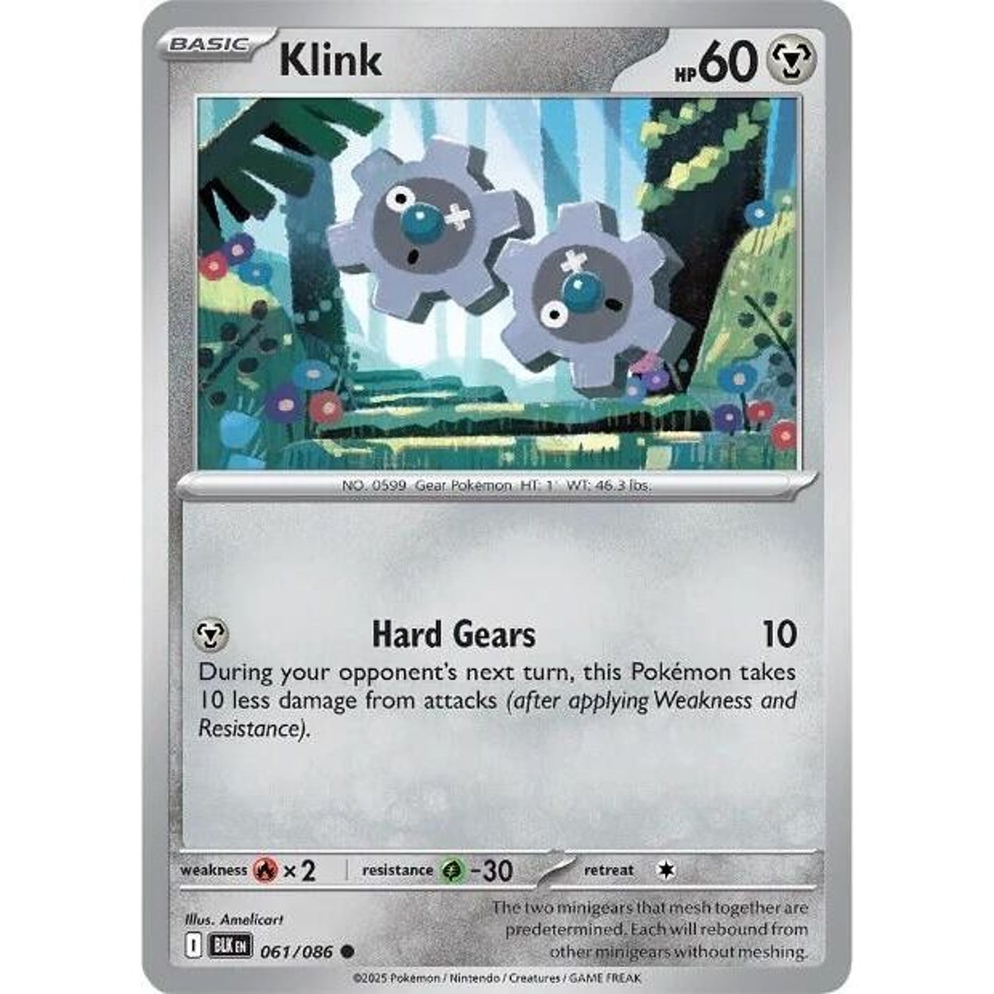 Image for Klink (061/086) (BLK) - Pokemon