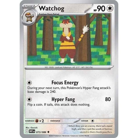 Image for Watchog (073/086) (WHT) - Pokemon
