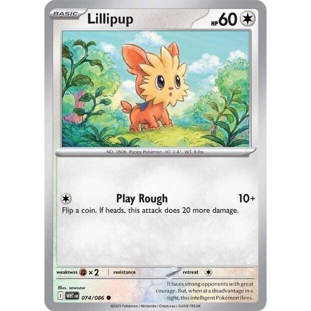 Image for Lillipup (074/086) (WHT) - Pokemon