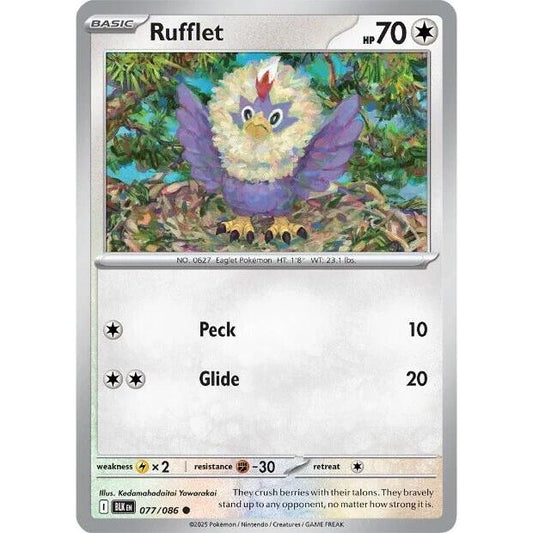 Image for Rufflet (077/086) (BLK) - Pokemon