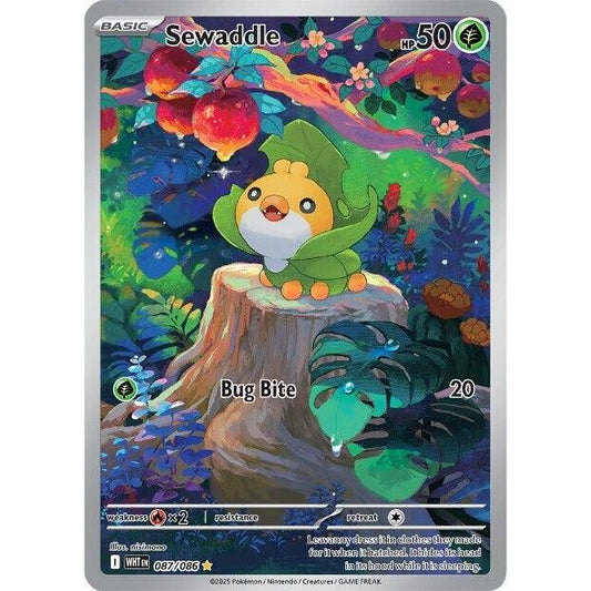Image for Sewaddle (087/086) (WHT) - Pokemon