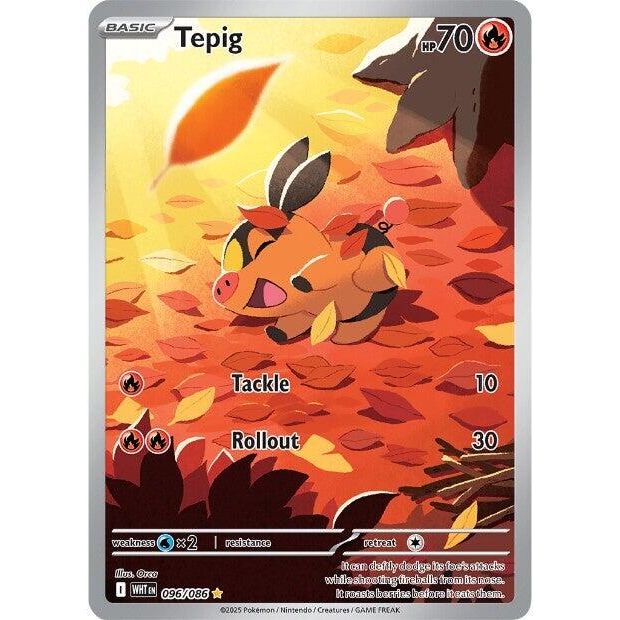 Image for Tepig (096/086) (WHT) - Pokemon