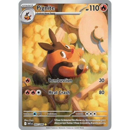 Image for Pignite (097/086) (WHT) - Pokemon