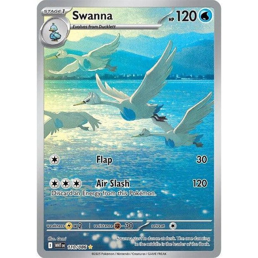 Image for Swanna (110/086) (WHT) - Pokemon