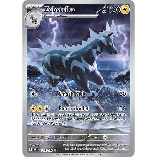 Image for Zebstrika (115/086) (WHT) - Pokemon