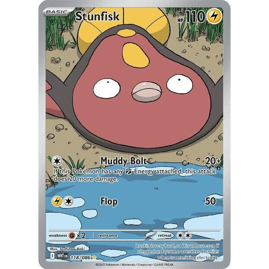 Image for Stunfisk (118/086) (WHT) - Pokemon