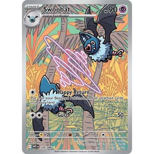 Image for Swoobat (120/086) (WHT) - Pokemon