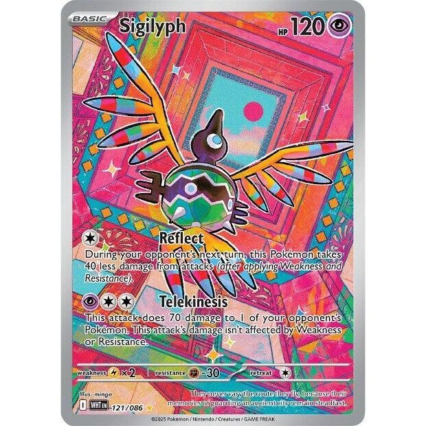 Image for Sigilyph (121/086) (WHT) - Pokemon