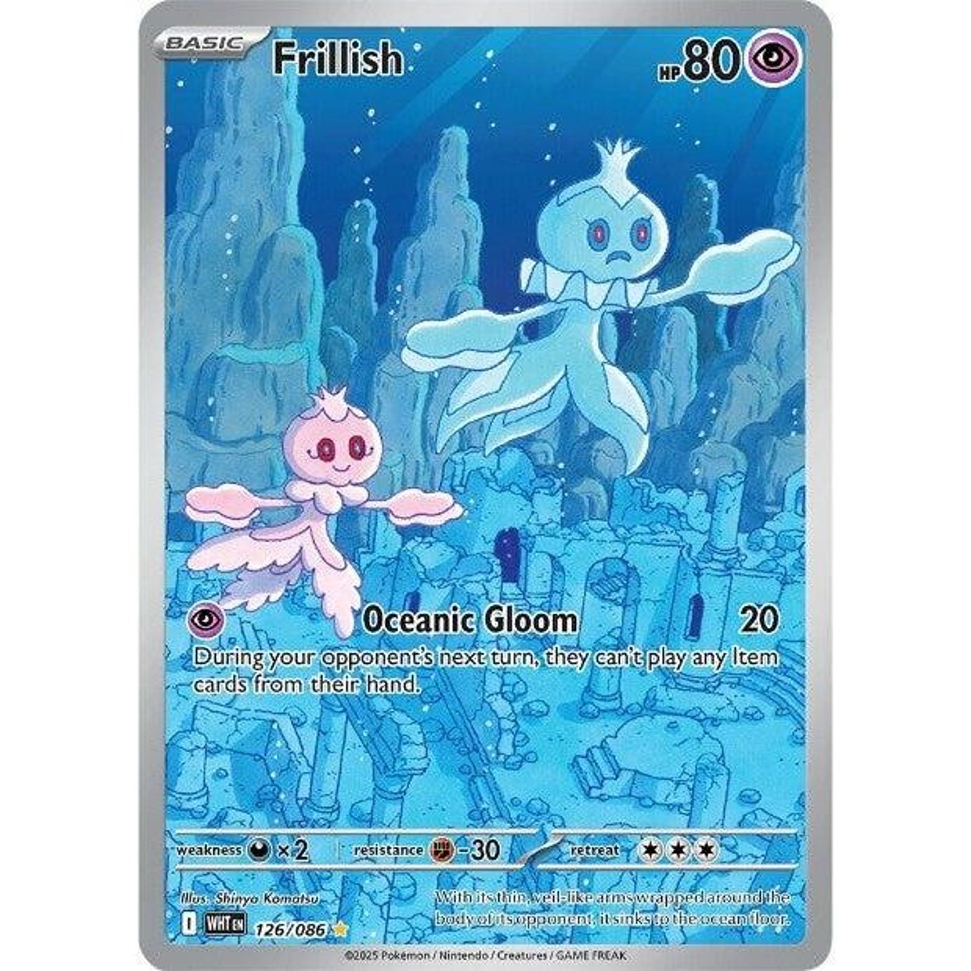 Image for Frillish (126/086) (WHT) - Pokemon