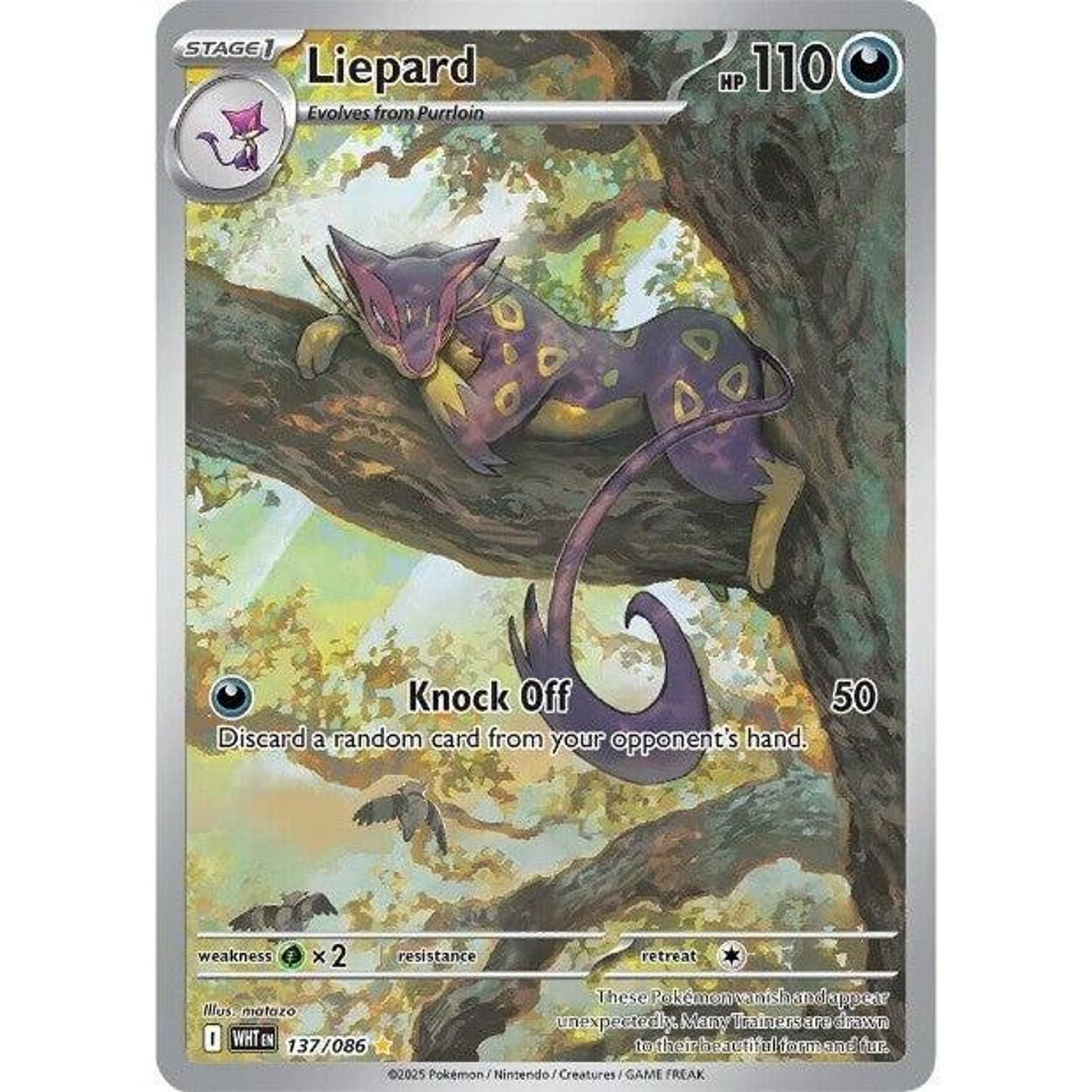 Image for Liepard (137/086) (WHT) - Pokemon