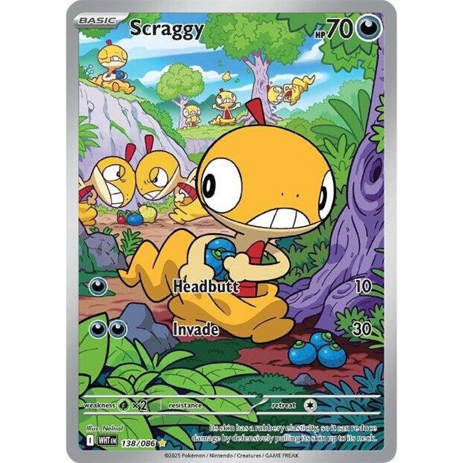 Image for Scraggy (138/086) (WHT) - Pokemon