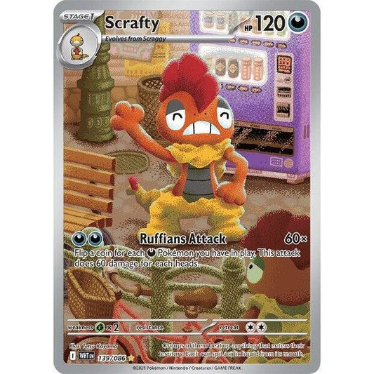 Image for Scrafty (139/086) (WHT) - Pokemon