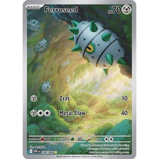 Image for Ferroseed (148/086) (WHT) - Pokemon