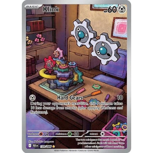 Image for Klink (139/086) (BLK) - Pokemon
